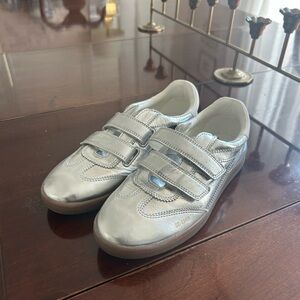 Sam Edelman Talia Sneaker in Silver